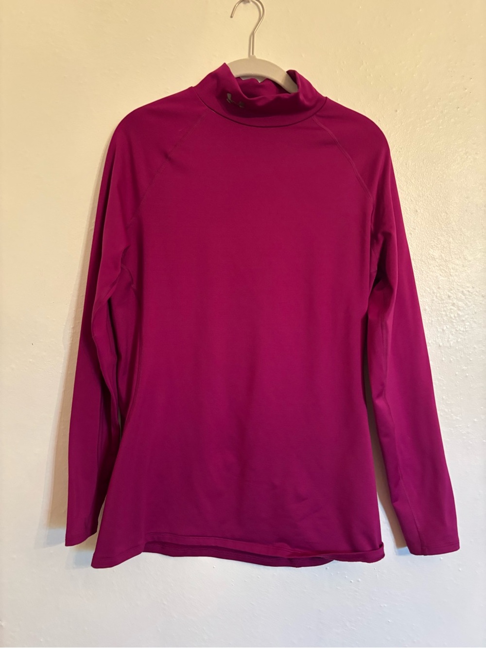 Under armour Women's Magenta Long-Sleeve Mock Neck Top